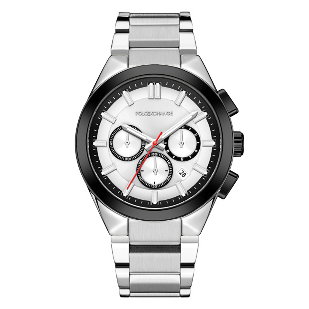 MONTRE POLOEXCHANGE HOMME M.FONCTION ACIER